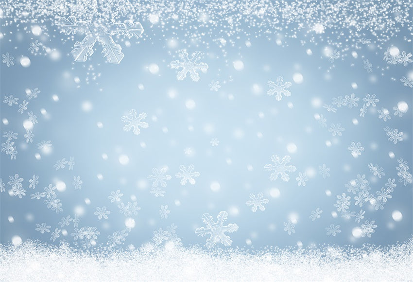 Buy Winter Snowflake Christmas Photography Backdrops for Picture Online ...