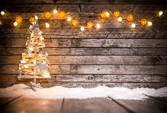 Buy Christmas Backdrop for Photography Wood Wall Background Online ...