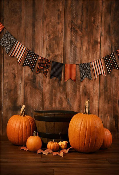 Halloween Pumpkin Moon Photography Backdrops