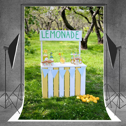 Lemonade Spring Photography Backdrops for Photos