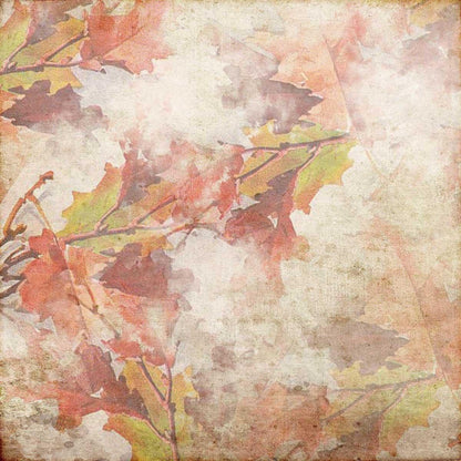 Vintage Maple Autumn Floral Backdrops for Picture