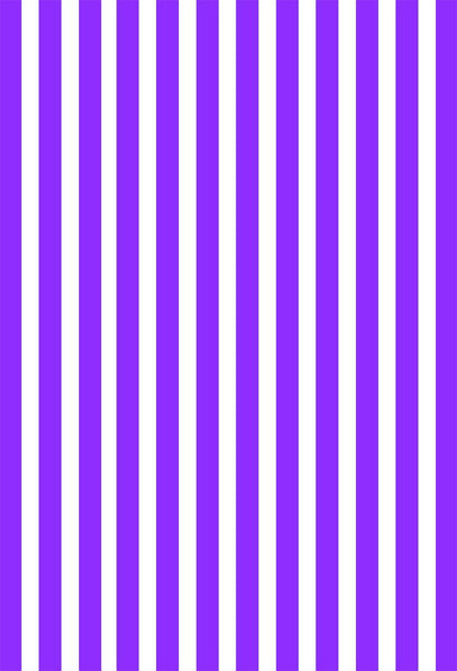 Purple and White Stripes Baby Show Photo Backdrops