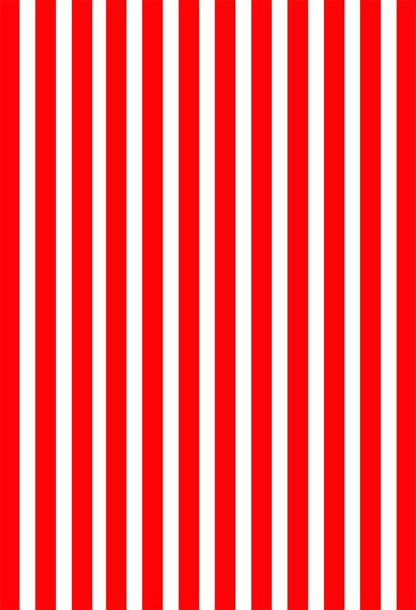 Red and White Stripes Table Banner Photo Background