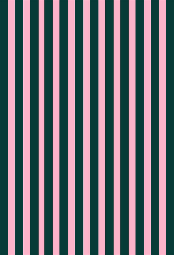 Dark Green and Pink Stripes Fabric Backdrops for Photography – Starbackdrop