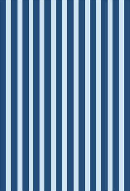 Navy Blue and Sky Blue Stripes Photography Backdrops for Studio