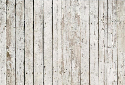 White Grunge Wooden Planet Floor Mat Backdrop For Photography