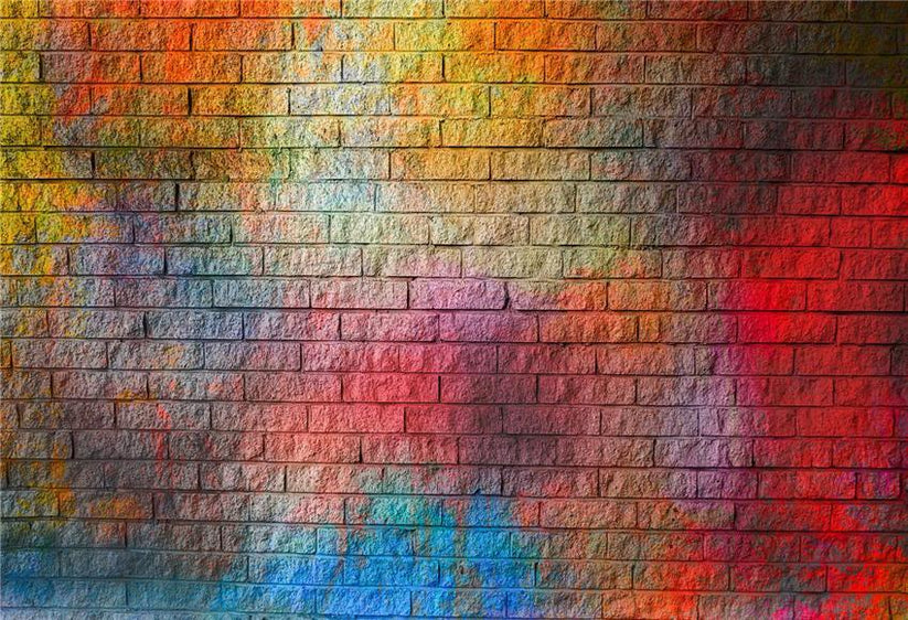 Buy Graffiti Brick Wall Vintage Photography Backdrops Online – Starbackdrop