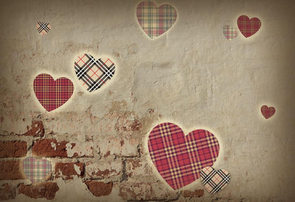 Vintage Lattice Valentine Backdrops for Photography Prop