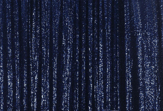 Navy Blue Sequins Fabric Photography Backdrop for Party