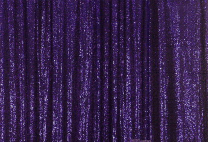 Purple Sequins Fabric Photography Backdrop for Party