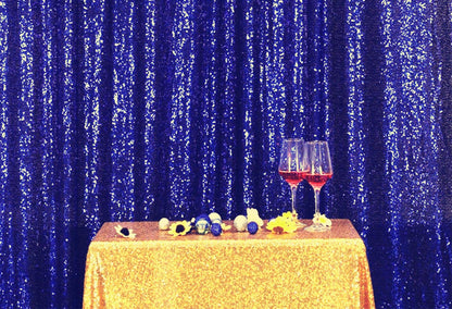 Royal Blue Sequins Fabric Photography Backdrop for Party