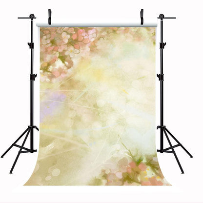 Pressed Flowers Photo Backdrop Abstract Paint Background for Photo Studio SBH0057