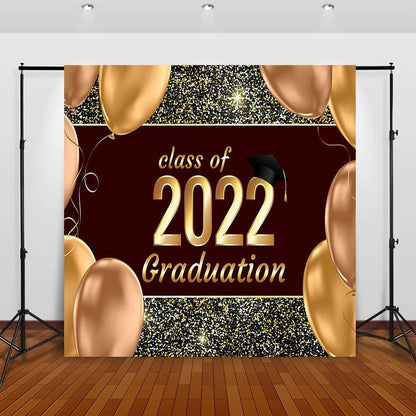 Champagne 2022 Graduation Party Backdrop for Photography Photography Photo Studio SBH0078