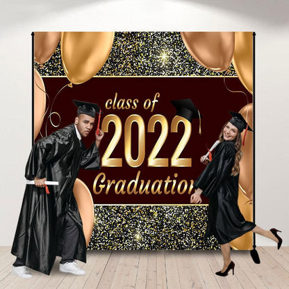 Champagne 2022 Graduation Party Backdrop for Photography Photography Photo Studio SBH0078