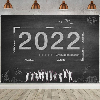 Grey Background Graduation Season 2022 Backdrop for Photography Photo Studio SBH0082