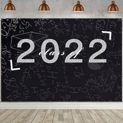 Blackboard Background Graduation Photo Collage Backdrop Class of 2022 SBH0083