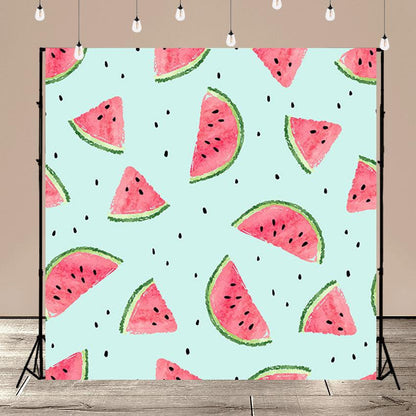 Watercolor Watermelon Pattern Summer Background Backdrop for Photography SBH0115