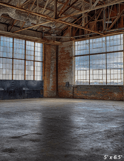 Abandoned Empty Factory Backdrop for Grunge Photography SBH0319