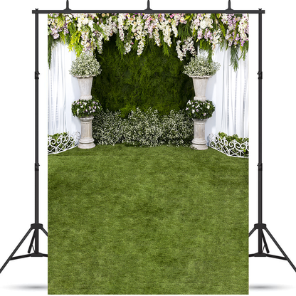 Spring Beautiful Flowers Backdrop for Wedding Photography SBH0353