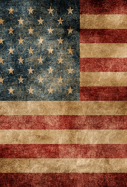 Old Dirty USA Flag Independence Backdrop for Photography SBH0366