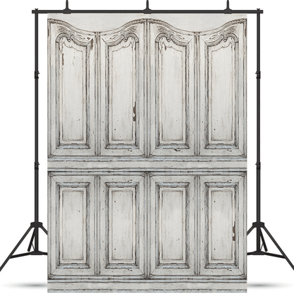 Vintage Dramatic White Wall Photography Backdrop SBH0395