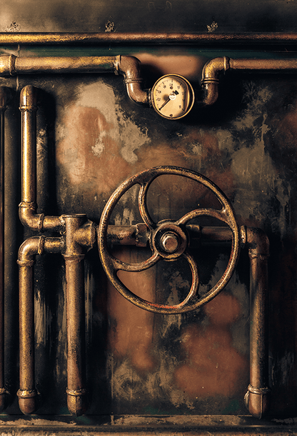 Vintage Steampunk Backdrop for Grunge Photo SBH0436