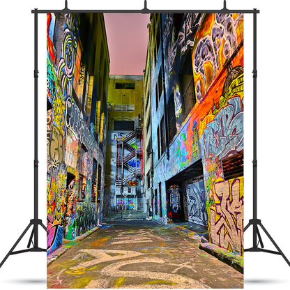 Colorful Graffiti Artwork Backdrop for Photography SBH0451