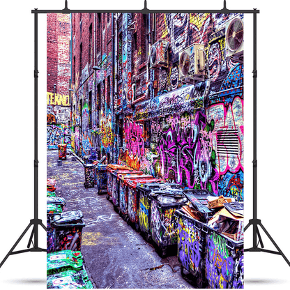 Urban Street Art Graffiti Backdrop for Photoshoot SBH0453