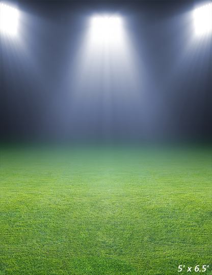 Green Soccer Field Fabric Backdrop for Photoshoot SBH0458