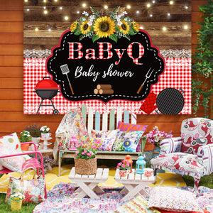 Picnic Photography Backdrop for Baby Shower