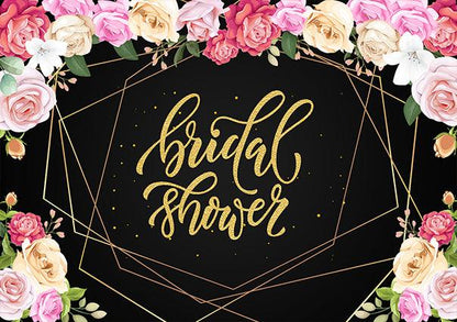 Flower Decoration Romantic Bridal Shower wedding Backdrop Photography