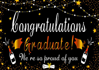 Graduation Celebration Backdrop Graduation Photo Booth Backdrop Graduation Party Decorations TKH1842