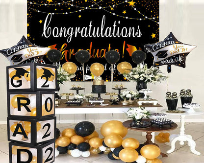 Graduation Celebration Backdrop Graduation Photo Booth Backdrop Graduation Party Decorations TKH1842